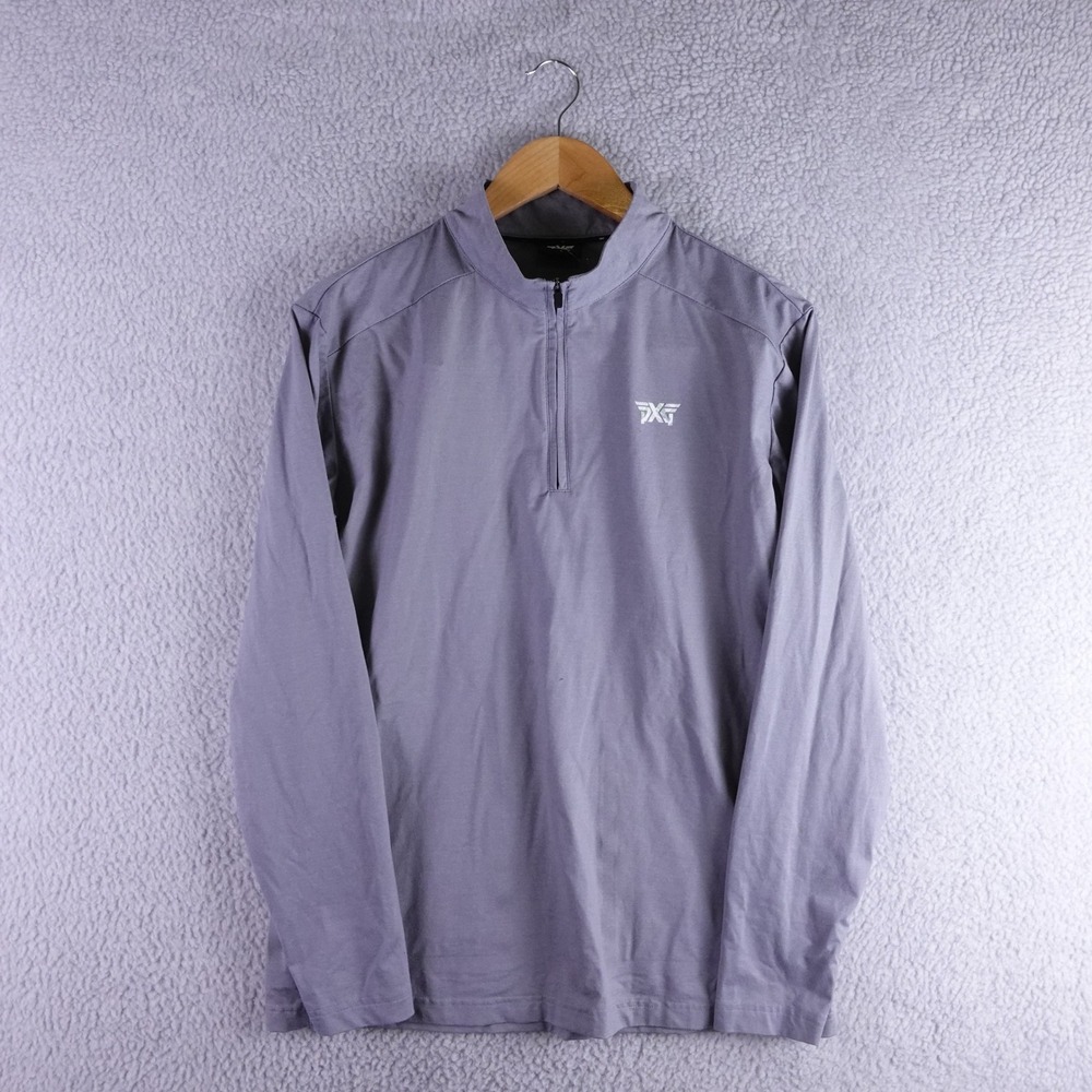 PXG Parsons Xtreme Golf‎ Mens Gray Quarter Zip Pullover MS23A002-19 Small